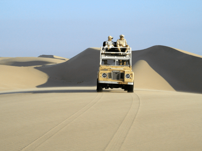 Vehicle on Dune Namibia