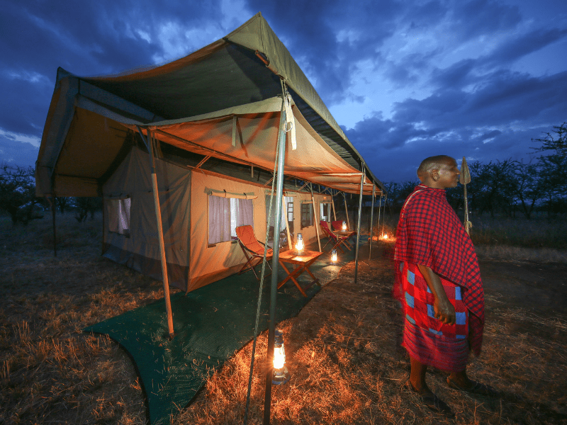 Serengeti Wilderness Camp Tent Outside